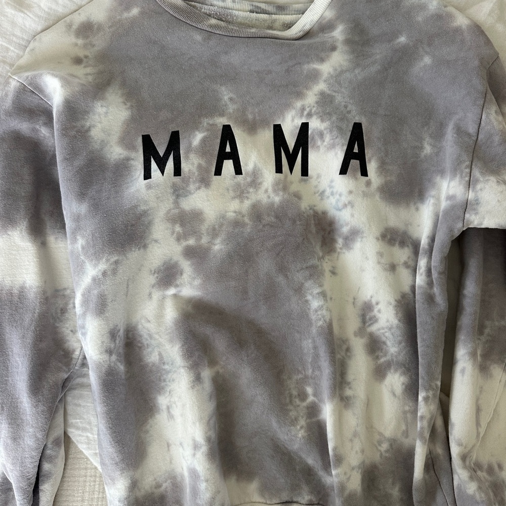 Ford and Wyatt blackberry tie-dye 'MAMA' Sweatshirt